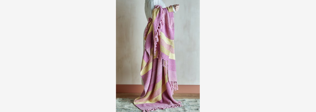 Bloomingville plaider af genanvendt bomuld  bredygtig hygge til dit hjem