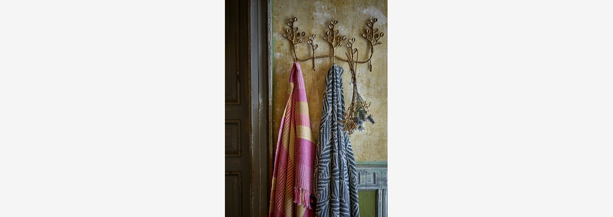 Bloomingville plaider af genanvendt bomuld  bredygtig hygge til dit hjem