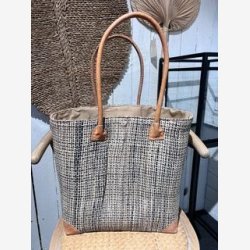 Madam Grskar - Strandtaske mnstret flet - Flere varianter