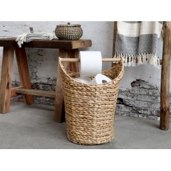 Chic Antique - Kurv til toiletpapir med integreret holder.