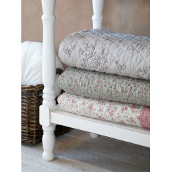 Chic Antique - Quilt med blomster 180 x 130 cm 