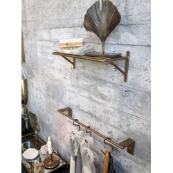 Nordic - Hndkldestang, messing look L. 44cm.