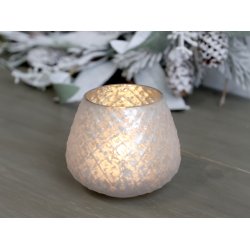 Chic Antique - Fyrfadsstage glas H6,5 7 CM.