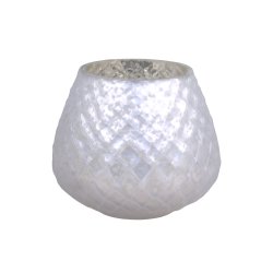 Chic Antique - Fyrfadsstage glas H6,5 7 CM.