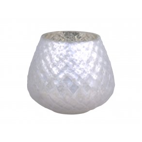 Chic Antique - Fyrfadsstage glas H6,5 7 CM.