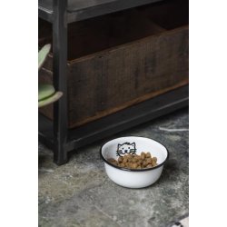 Ib Laursen | Katte skl i emalje 11cm. H5cm.