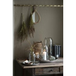 Ib Laursen | Bakke med bladmnster antik slvfinish 56cm.