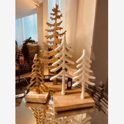 J-Line - Grantr m/tr fod Aluminium "Guld" H: 36 B: 16 D: 4,5 cm.