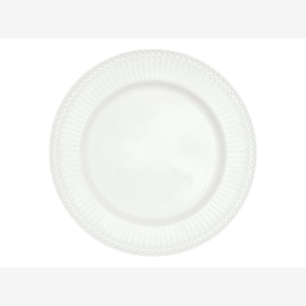 GreenGate Everyday Alice middagstallerken hvid