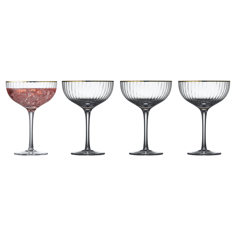 Bicchiere gin tonic PALERMO GOLD, set di 4 pz, 650 ml, Lyngby Glas