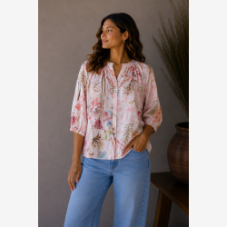 Marta Du Chateau - MdcJordan Skjorte Rosa/Blomsterprint