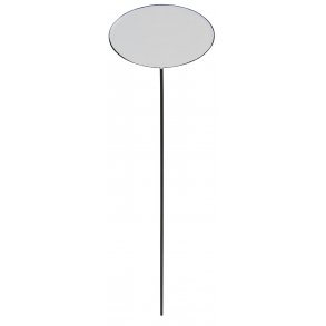 Ib Laursen Skilt emalje med spyd H: 30 L: 10