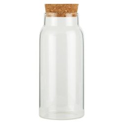 Ib Laursen - Opbevaringsglas m/korkprop 330ml. H: 16 cm  : 6,2 cm