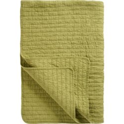Ib  Laursen - Quilt herbal green m/korssting 130x180cm.
