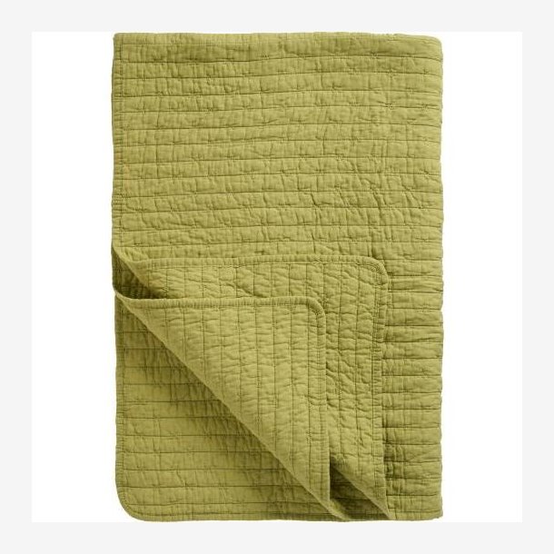 Ib  Laursen - Quilt herbal green m/korssting 130x180cm.