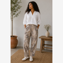Marta Du Chateau - MdcBeryl Bukser Beige camo