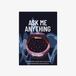SNAK - ASK ME ANYTHING - Conversation cards with a mix of fun and meaningful conversations