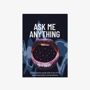 SNAK - ASK ME ANYTHING - Conversation cards with a mix of fun and meaningful conversations