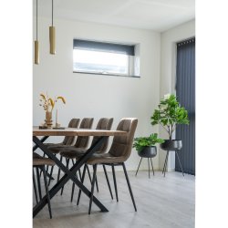 House Nordic - Middelfart spisebordssstol, lysebrun