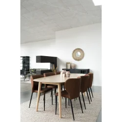 House Nordic - Pisa spisebordsstol, vintage brun