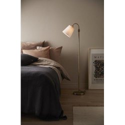 PR HOME - Amy Gulvlampe Flex1 antik messing 150cm.