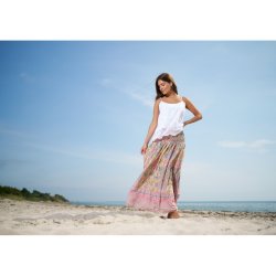 Marta Du Chateau - MdcPrincess Lang Nederdel Bellini print Onesize