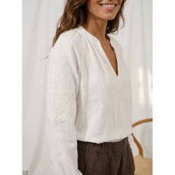 Marta Du Chateau - MdcSevina Bluse R�hvid