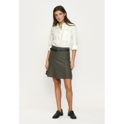 Soft Rebels - SRHenrietta Kort Nederdel Canteen Melange 