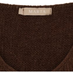 Marta Du Chateau - MdcMarlene Vest M�rkebrun Onesize