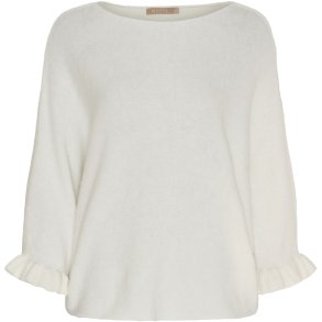 Marta Du Chateau - MdcHyldeblomst Strik Hvid Onesize