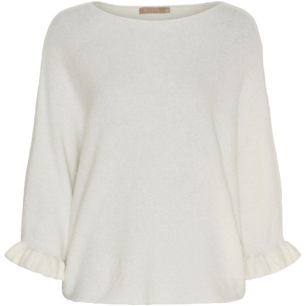 Marta Du Chateau - MdcHyldeblomst Strik Hvid Onesize