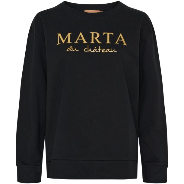 Marta Du Chateau - MdcAnnemette Sweatshirt Sort