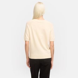 Soft Rebels - SRMarla Strik m. rund hals M�rk Hvid 