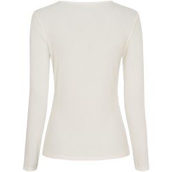 Marta Du Chateau - MdcAster Lang�rmet Bluse Creme Hvid