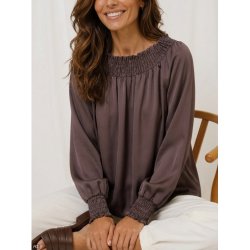 Marta Du Chateau - MdcVerona Bluse Brun Onesize