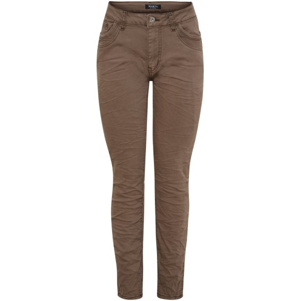Marta Du Chateau - MdcNora Jeans Mocha Brun