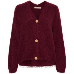 Marta Du Chateau - MdcDakota Strikcardigan Bordeaux