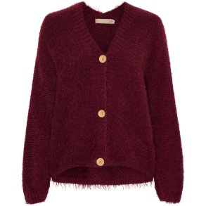 Marta Du Chateau - MdcDakota Strikcardigan Bordeaux