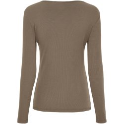 Marta Du Chateau - MdcAster Lang�rmet Bluse Brun
