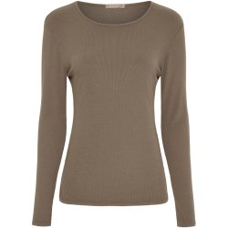 Marta Du Chateau - MdcAster Lang�rmet Bluse Brun