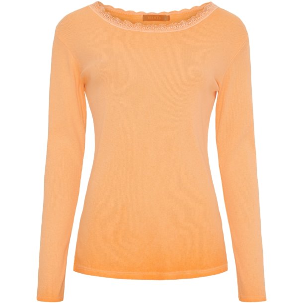 Marta Du Chateau - MdcBelinda Lang�rmet T-Shirt Orange