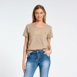 Marta Du Chateau - MdcJeanette T-Shirt Sand