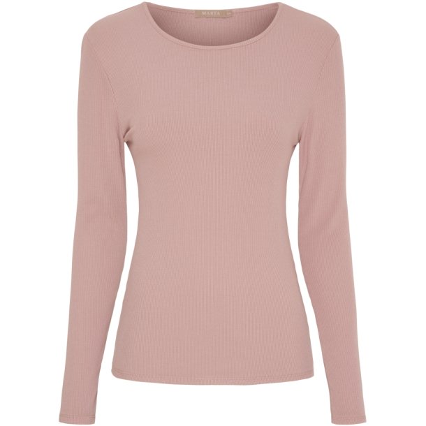 Marta Du Chateau - MdcAster Lang�rmet Bluse Rosa