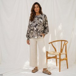 Marta Du Chateau - MdcTuscany Bluse Blomsterprint Onesize