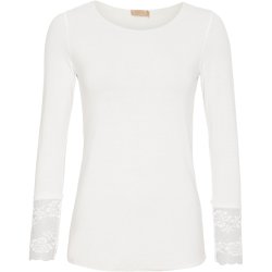 Marta Du Chateau - Lang�rmet T-Shirt Hvid