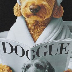 Marta Du Chateau - MdcInge T-Shirt Sort "Doggue"