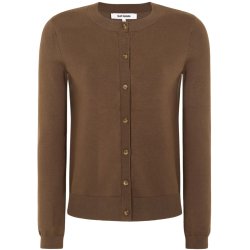 Soft Rebels - SRMarla Cardigan Strik M�rkebrun