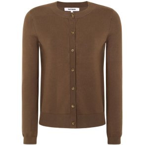 Soft Rebels - SRMarla Cardigan Strik M�rkebrun