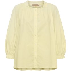 Marta Du Chateau - MdcJoelle Skjorte m. rynkedetaljer Gul Onesize