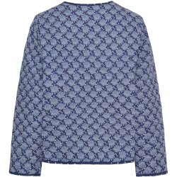 MDC - MdcAvril Jakke m. blomster Navy 50% bomuld, 50% polyester Flere strs.